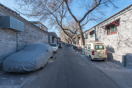 北京胡同儿街景胡同儿高清图片