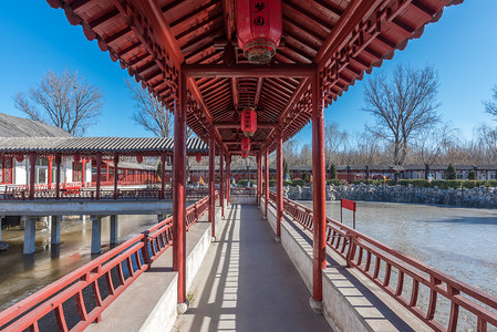 格格巫北京北普陀影视基地风光背景