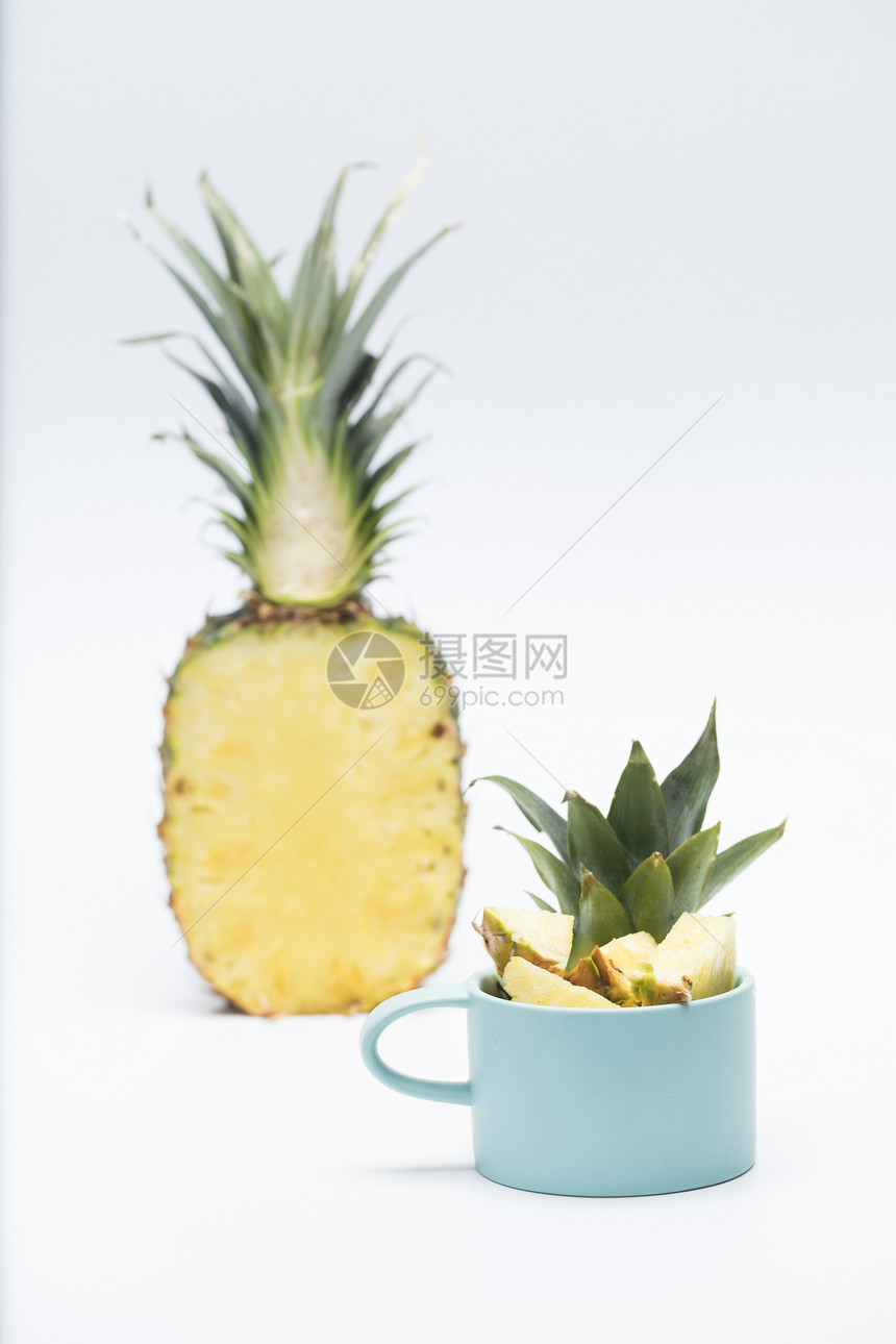 菠萝静物图片