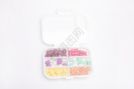 药盒和药物背景图片