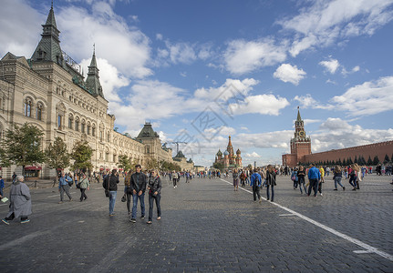莫斯科广场背景图片