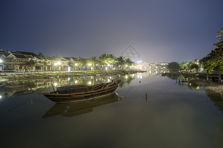 越南会安古镇风光背景图片
