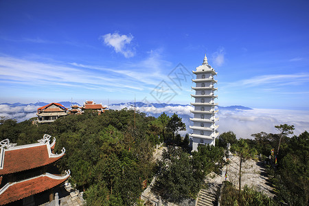 法塔隆越南巴拿山避暑胜地背景