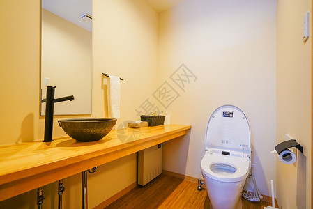 北欧风格厕所欧式森系样板间卫生间背景