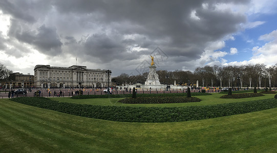 英国广场伦敦白金汉宫背景