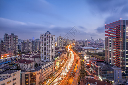 上海夜景风光背景图片