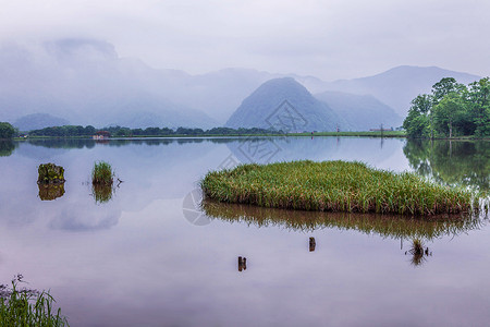 神农架大九湖的清晨高清图片