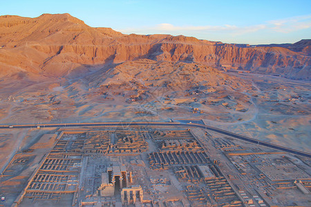埃及卢克索帝王谷背景