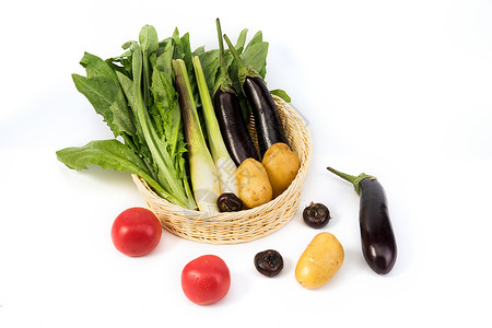 篮子里的蔬菜高清图片