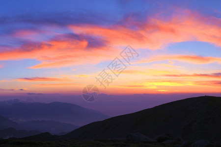 太白山日出宝鸡太白山高清图片