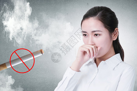 抠鼻子吸烟危害设计图片