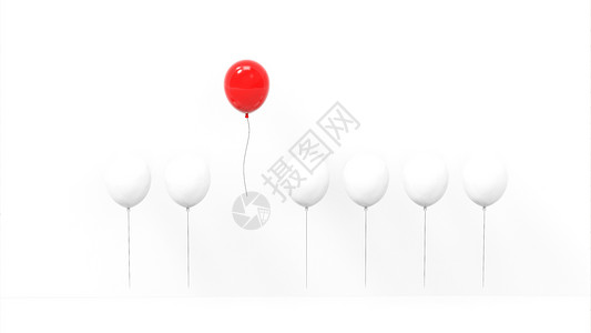 创意漂浮气球独角兽设计图片
