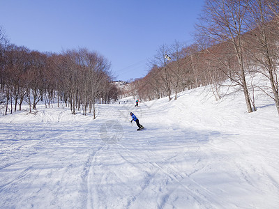 覆盖池梅池高原滑雪场背景