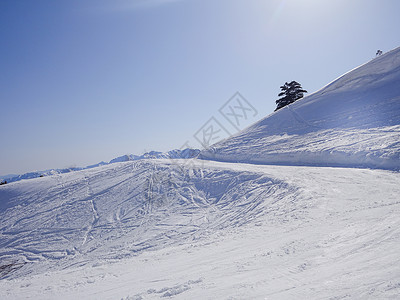 梅池高原滑雪场背景图片