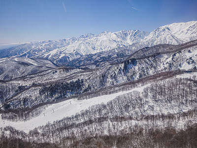 梅池高原滑雪场背景图片
