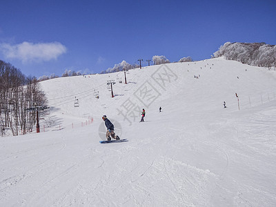 梅池高原滑雪场高清图片