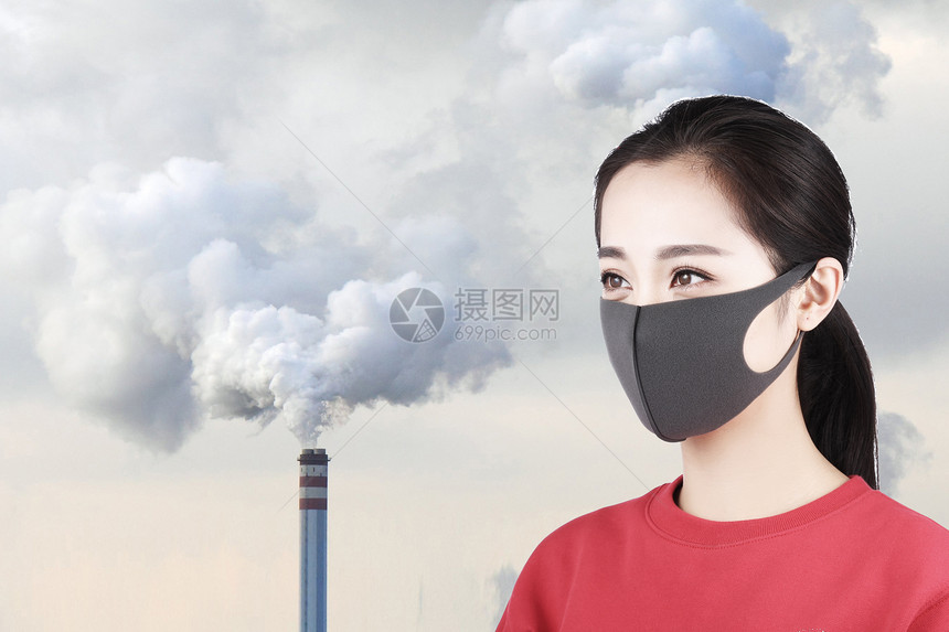空气污染背景图片