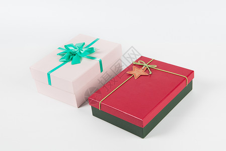 红色包装情人节礼物粉色和红色礼盒背景