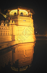 郑康寺斯里兰卡古城康提佛牙寺背景