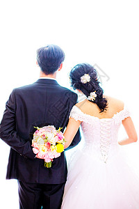 婚礼婚纱背景图片