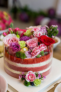 婚礼蛋糕背景图片