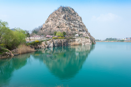 苏州寿桃湖公园背景图片
