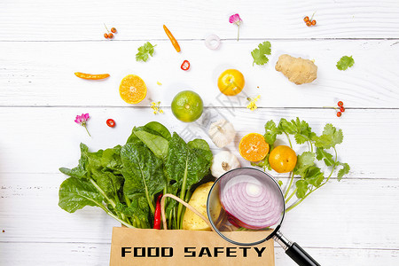 黄皮洋葱食品安全设计图片