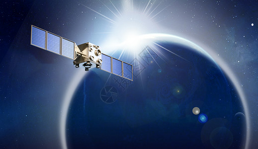 雷达卫星科技卫星设计图片