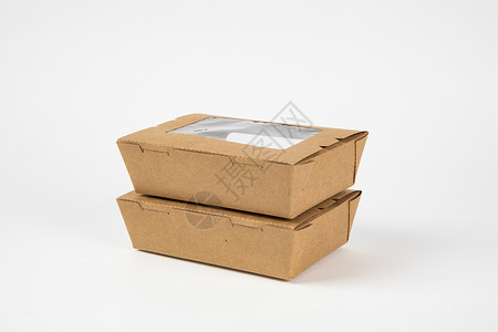 纸饭盒环保饭盒背景