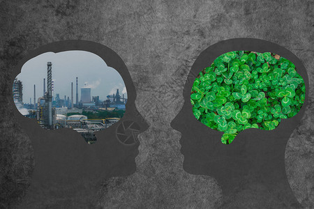 可回收垃圾海报环境污染背景设计图片