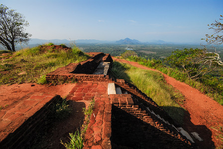 斯里兰卡锡吉里亚古城背景