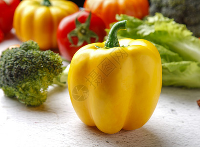 柿子椒高清菜品素材高清高清图片