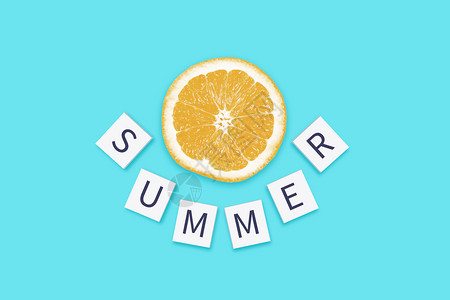 水果字母立夏设计图片
