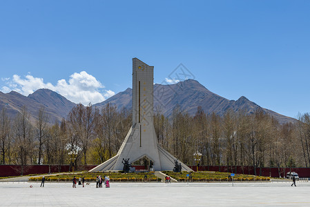 西藏解放纪念碑高清图片