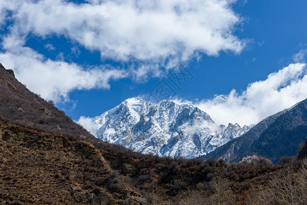 林芝雪山图片