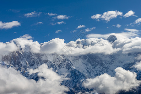 林芝雪山背景图片