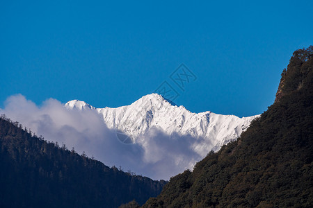 西藏雪山背景图片