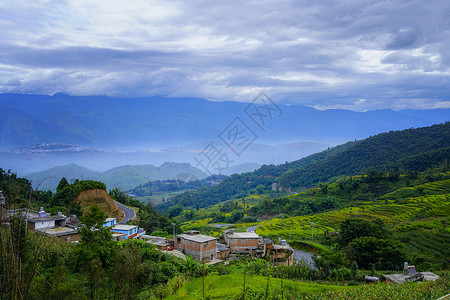 云南红河红河谷背景