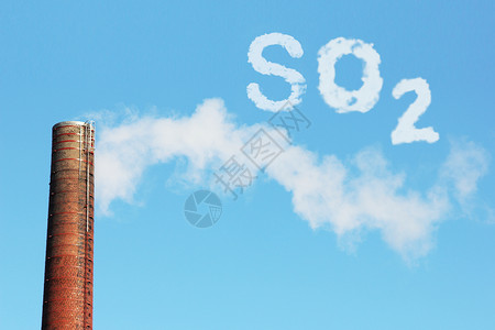 空气污染海报空气中的二氧化硫设计图片