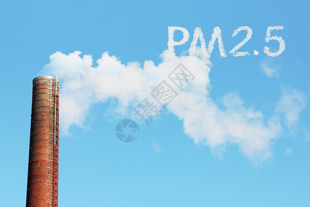 环境污染背景空气中的可入肺颗粒物设计图片