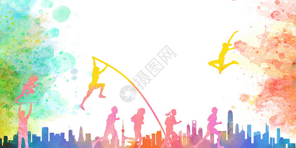 城市涂鸦青年节背景设计图片