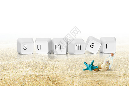 夏天字母留白summer设计图片