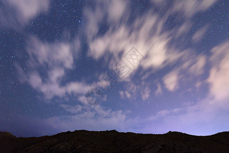 中国新疆自治区风景新疆星空背景