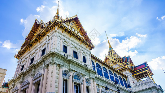 娲皇宫景色泰国曼谷大皇宫景点背景