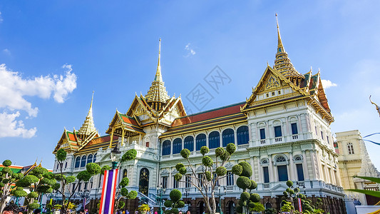 娲皇宫景色泰国曼谷大皇宫景点背景