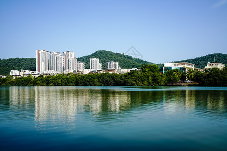 海南三亚城市风光背景图片