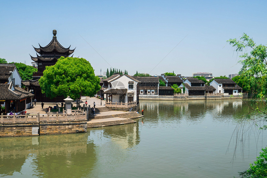 苏州山塘街古镇图片