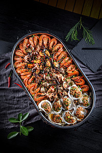 海鲜大拼盘美味与您分享高清图片