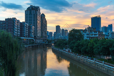 云南城市风光背景图片