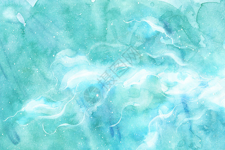 高清气泡素材梦幻星空水彩背景设计图片